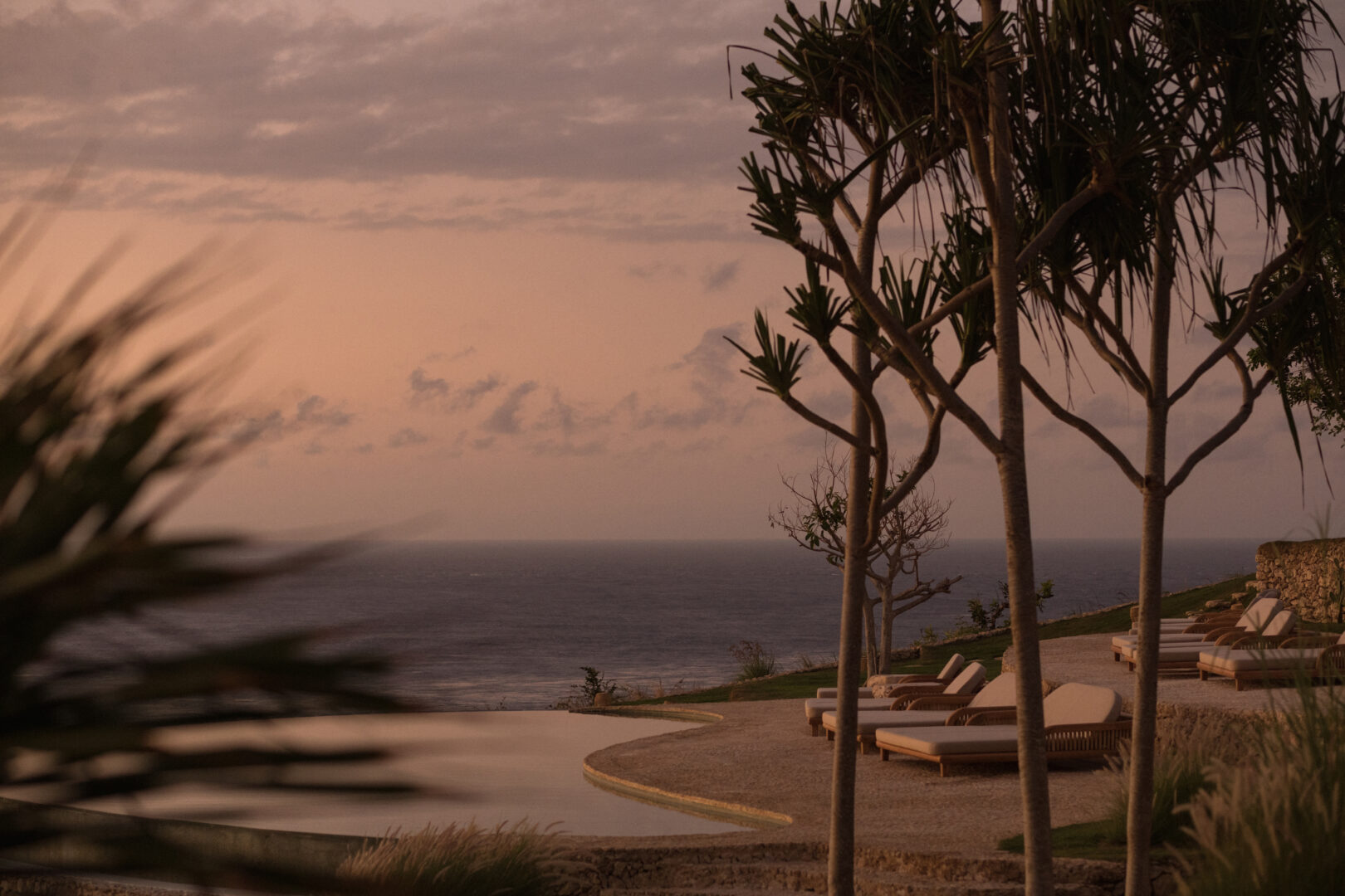 The pool and panoramic views at Intaaya